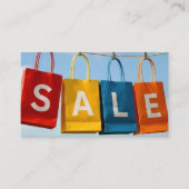 Carte De Visite Vente de sacs de shopping en ligne (Devant)