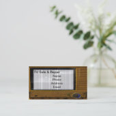 Carte De Visite Vente de télévision et de moniteur et services des (Debout devant)