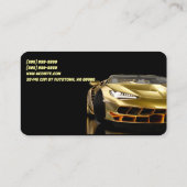 Carte De Visite Vente de voitures neuves et d'occasion - Ventes au (Dos)