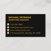 Carte De Visite Vente de voitures neuves et d'occasion - Ventes au (Dos)