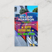 Carte De Visite Vente de voitures, Réparation automobile, Red Cool (Devant)