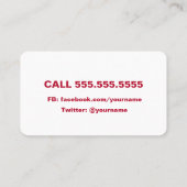 Carte De Visite Vente directe marketing (Dos)