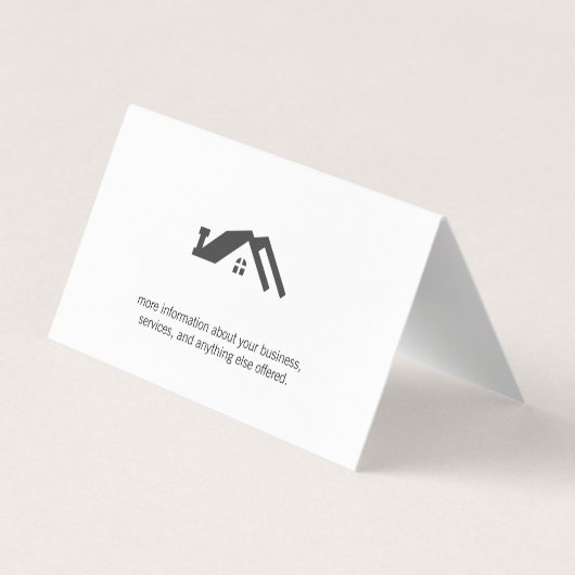 Carte De Visite Vente Immobilier (Dos)