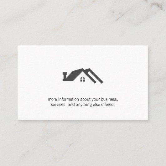 Carte De Visite Vente Immobilier (Dos)