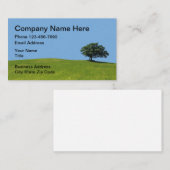 Carte De Visite Vente Immobilière Et Terrestre De Pays (Devant / Derrière)