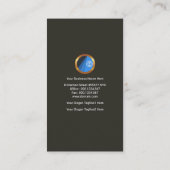 Carte De Visite Vente rouge audacieuse simple simple de plaquette (Dos)