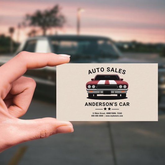 Carte De Visite Ventes automobiles