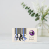 Carte De Visite Ventes/carte de visite au détail de code barres (Debout devant)