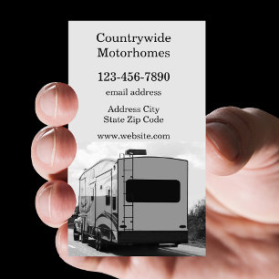 Carte De Visite Ventes de camping-cars