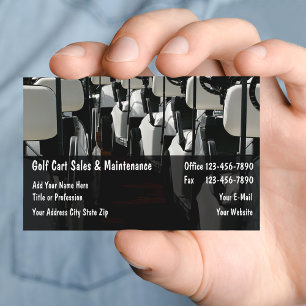 Carte De Visite Ventes de chariots de golf Maintenance
