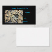Carte De Visite Ventes de crabe bleu (Devant / Derrière)