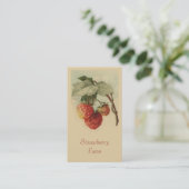 Carte De Visite Ventes de fruit de fraises (Debout devant)