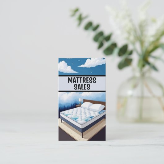Carte De Visite Ventes de matelas (Debout devant)