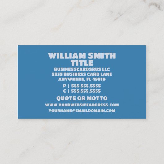 Carte De Visite Ventes de matelas (Dos)