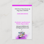 Carte De Visite Ventes de parfum (Dos)