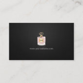 Carte De Visite Ventes de parfum - Noir professionnel (Dos)