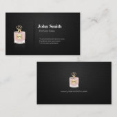 Carte De Visite Ventes de parfum - Noir professionnel (Devant / Derrière)