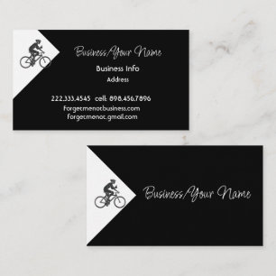 Carte De Visite Ventes de vélos classiques professionnels modernes