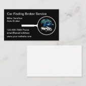 Carte De Visite Ventes de voitures de Courtier Automatique moderne (Devant / Derrière)