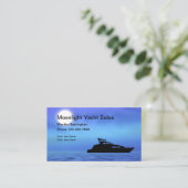 Carte De Visite Ventes et entretien de bateau de yacht (Debout devant)