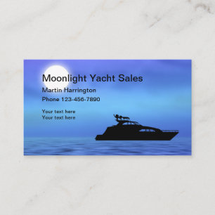 Carte De Visite Ventes et entretien de yachts et de bateaux