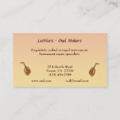 Carte De Visite Ventes et réparations d'Oud (Dos)