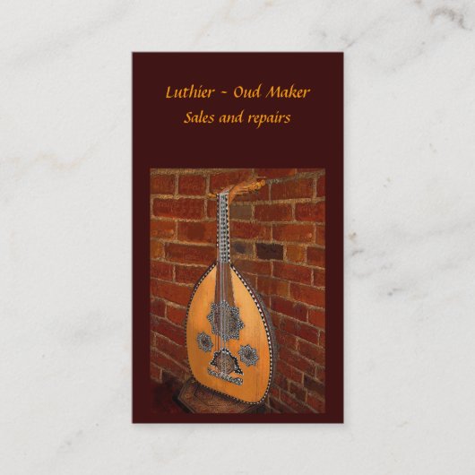 Carte De Visite Ventes et réparations d'Oud (Devant)