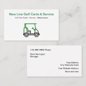 Carte De Visite Ventes et service de chariot de golf (Devant / Derrière)
