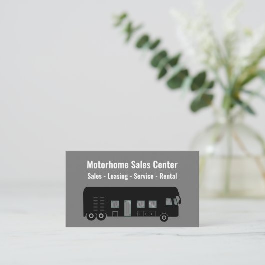 Carte De Visite Ventes Et Services À Domicile (Debout devant)