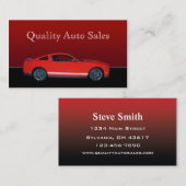 Carte De Visite Ventes et services automatiques (Devant / Derrière)