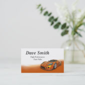 Carte De Visite Ventes et services automobiles haute performance (Debout devant)