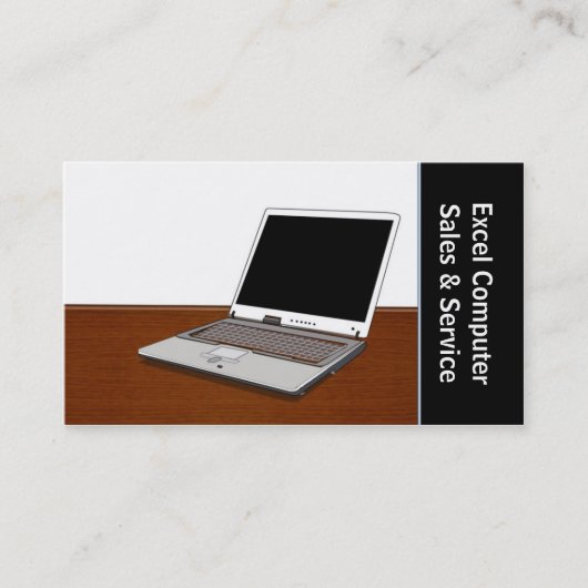 Carte De Visite Ventes et services informatiques (Devant)