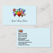 Carte de visite Ventes, Maintenance, Fournitures (Devant / Derrière)