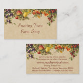 Carte De Visite Ventes mélangées de ferme de fruit (Devant / Derrière)