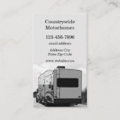 Carte De Visite Ventes RV Motorhome (Devant)