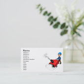 Carte De Visite Ventilateur de neige (Debout devant)