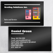 Carte De Visite Ventilateur noir