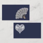 Carte De Visite Ventilateur vintage (Devant / Derrière)