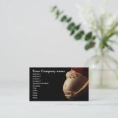 Carte De Visite ventre enceinte (couleur) (Debout devant)