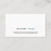 Carte De Visite Venture Capitalist | Corporate | Construction (Dos)