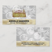 Carte De Visite Ver à vin | Domaine (Devant / Derrière)