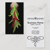 Carte De Visite verde de piment (Devant / Derrière)