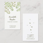 carte de visite verdoyant (Devant / Derrière)