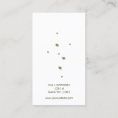 carte de visite verdoyant (Dos)