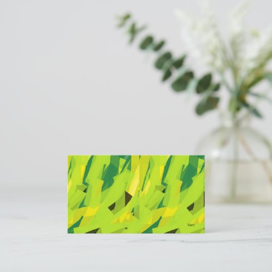 Carte de visite : Verdure (Debout devant)