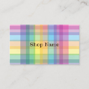 Carte De Visite Vérificateur arc-en-ciel