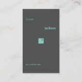 Carte De Visite Vérificateur comptable comptable comptable comptab (Dos)