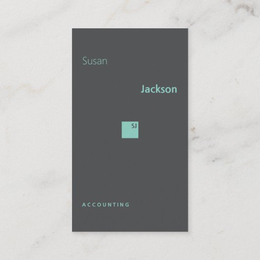 Carte De Visite Vérificateur comptable comptable comptable comptab (Dos)