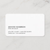 Carte De Visite Verre à vin et bouteille | Vignoble (Dos)