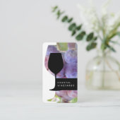 Carte De Visite Verre à vin | Sommelier (Debout devant)